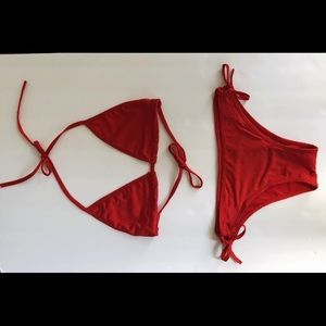Charlotte Russe Swim - Red two piece bikini Charlotte Russe Swim - Red two piece bikini